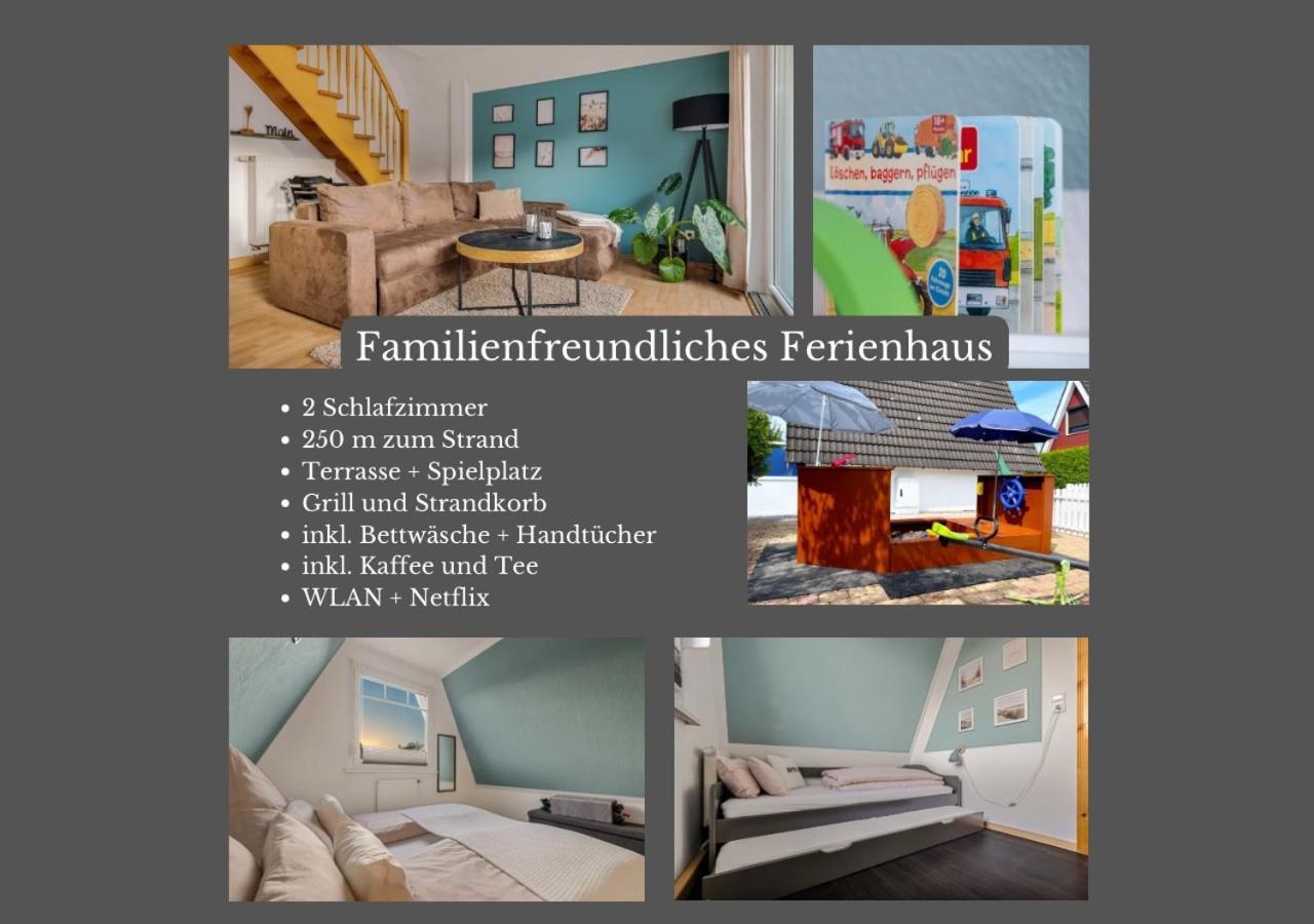 Familienfreundliches Ferienhaus In 5 Min Zum Strand Mit Terrasse Und Kostenlosem Parkplatz Куксгафен Екстер'єр фото